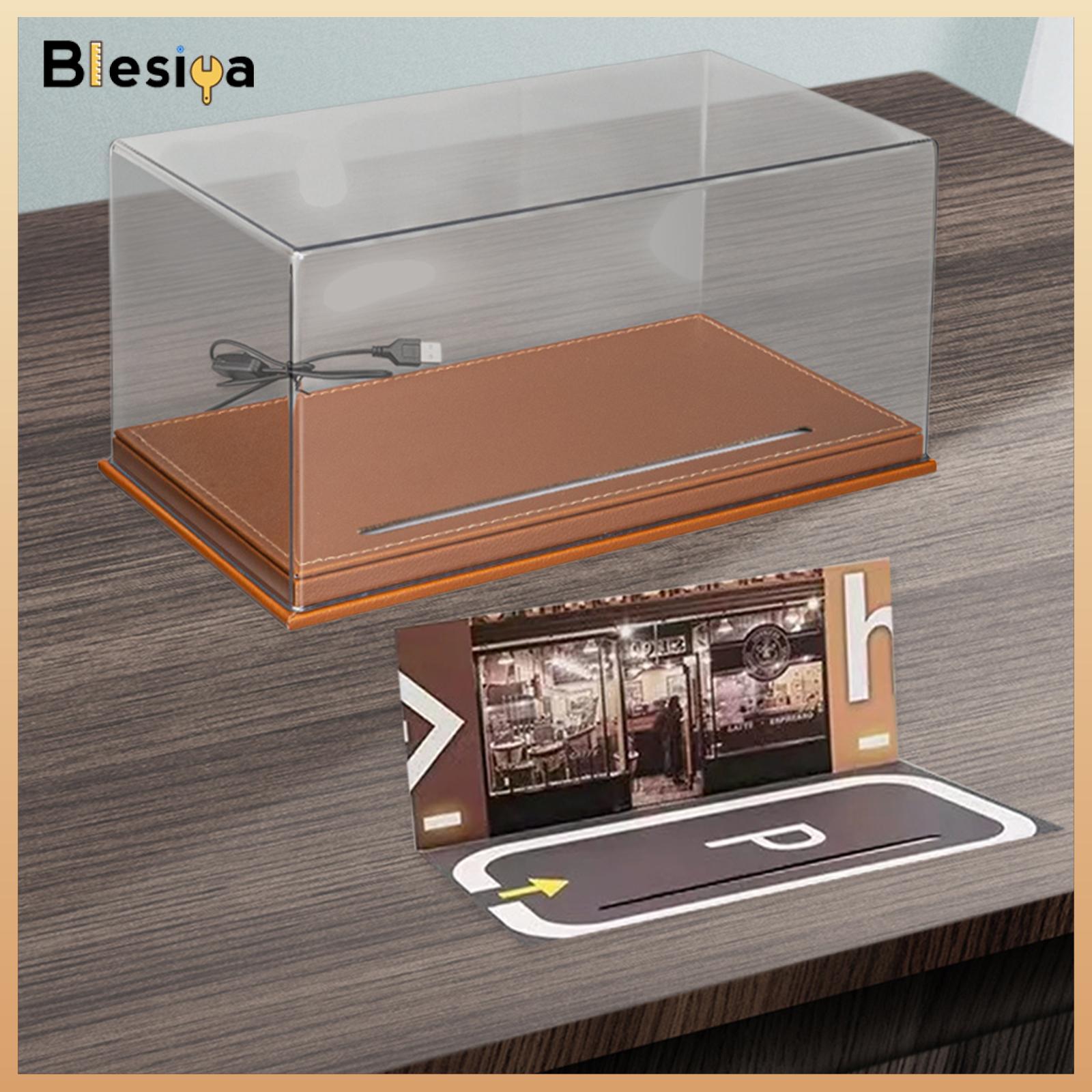 Blesiya 1/24 Scale Diecast Model Car Display Case Showcase with Light Organizer with Car Parking Scene for Diorama Layout Birthday Gift ราคา 2,640 บาท*ส่งฟรี