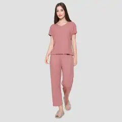 St. Yves Knit Texture Baju Setelan Tidur Wanita 121978166
