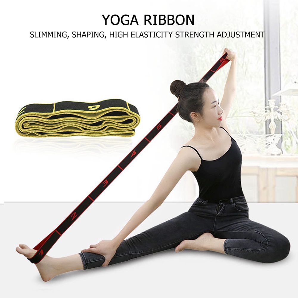 GVDBB Wear-resistant Nylon Fitness Stretch Workout Yoga Belt Elastic Band