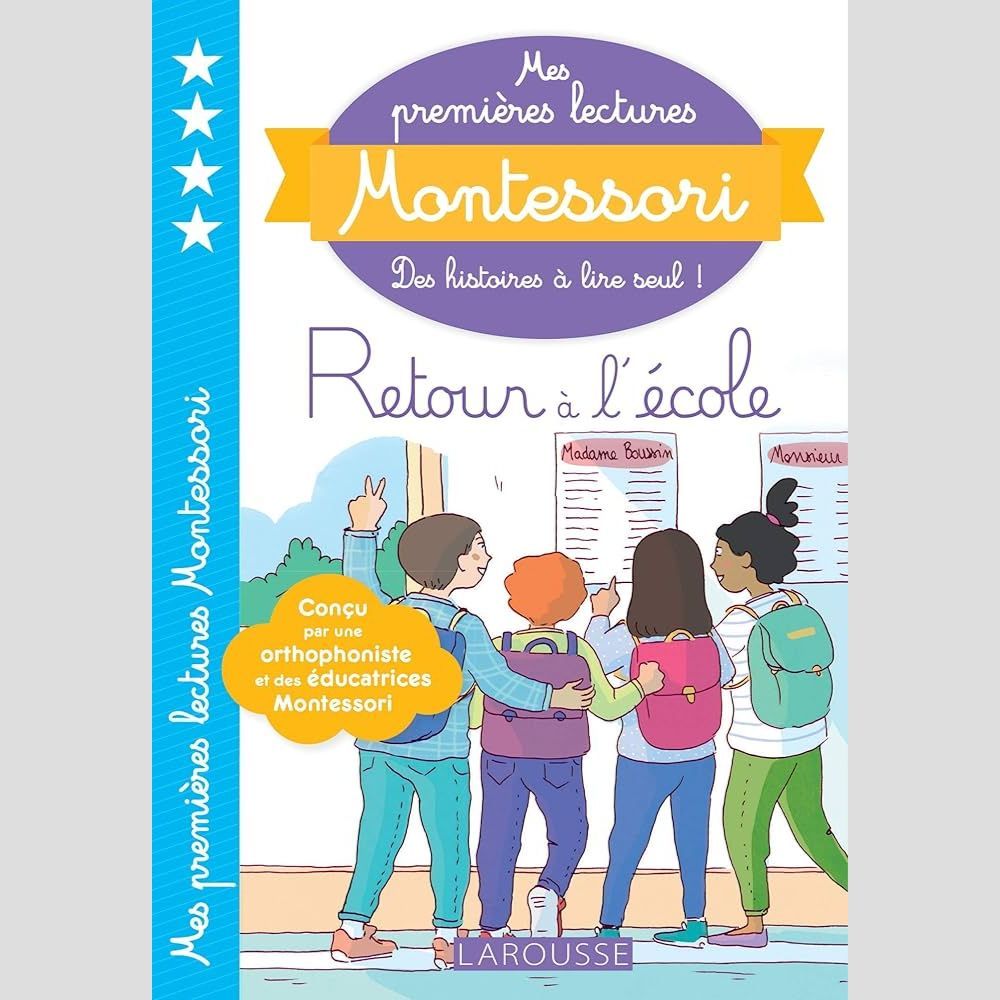 Sách tiếng Pháp - Mes Premieres Lectures Montessori Retour A L'Ecole