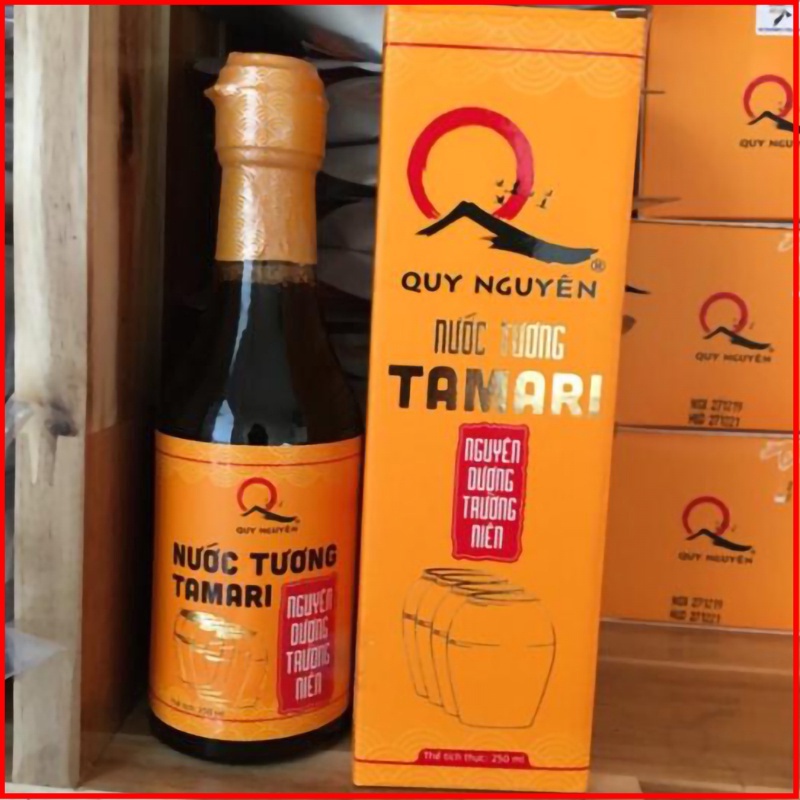 Nước tương tamari quy nguyên 250ml thầy tuệ hải sx, nước tương tamari lâu năm