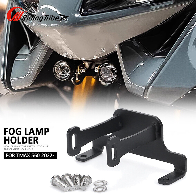 Riding Tribe xe máy Đèn Đội Đầu Spotlight Bracket bar lái xe đèn sương mù đi qua tín hiệu báo rẽ núi phụ kiện buộc giữ
