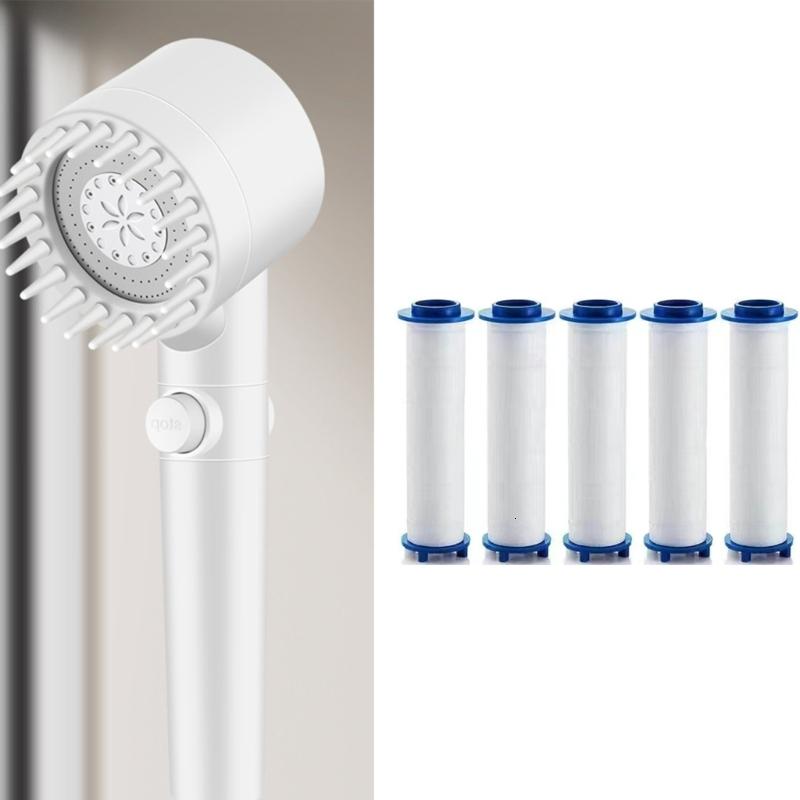 5 cái đầu vòi sen Bộ lọc thay thế đầu vòi sen Bộ lọc bằng bông đặt lọc nước phòng tắm dễ dàng cài đặt