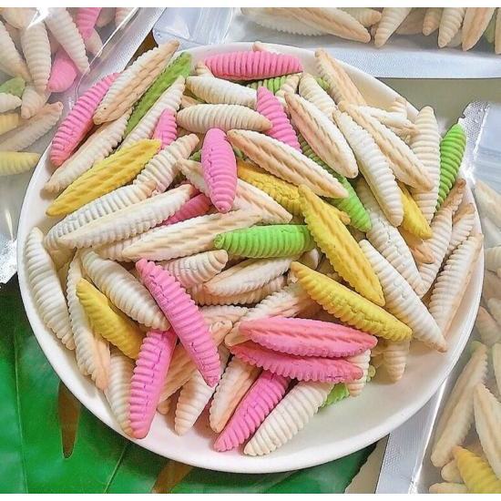 Bánh sùng mix đủ vị 500G - thơm ngon đặc biêt - Bánh ăn vặt tuổi thơ