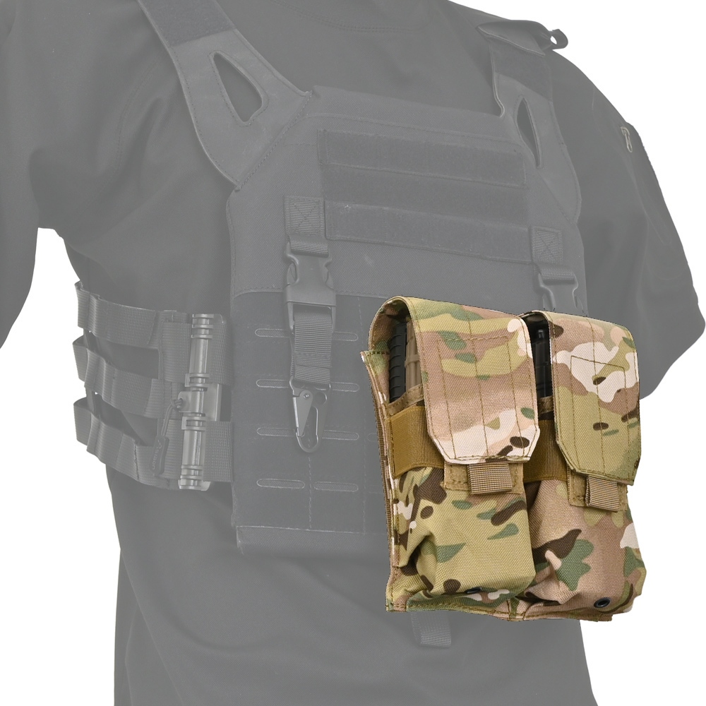 【YF】♕◐  Molle Magazine Rifle Airsoft Paintball Shooting Holder Pack Bag For M4 ​AK47 AR15 5.56 7.62mm