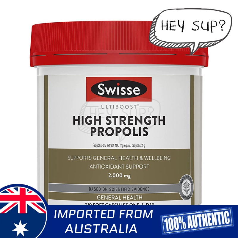 Swisse Ultiboost High Strength Propolis 2000mg 210 Tablets ราคา 900 บาท*ส่งฟรี