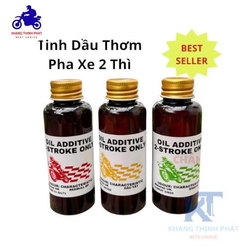 Tinh Dầu Thơm Pha Nhớt Xe 2 Thì (2T) - Redbull, Singum, Dâu Tây - Tăng Hương Thơm, Giảm Mùi Khói