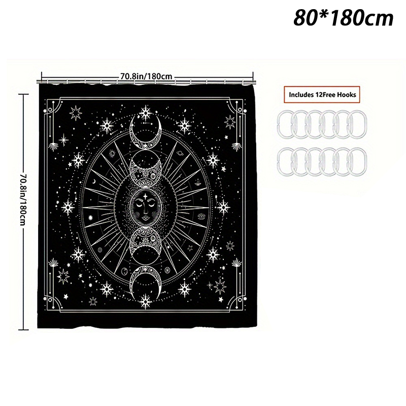  Waterproof Golden Swan Shower Curtain Mildew Resistant Polyester Bathroom Curtain With Rustproof Grommets Home Decor - 3