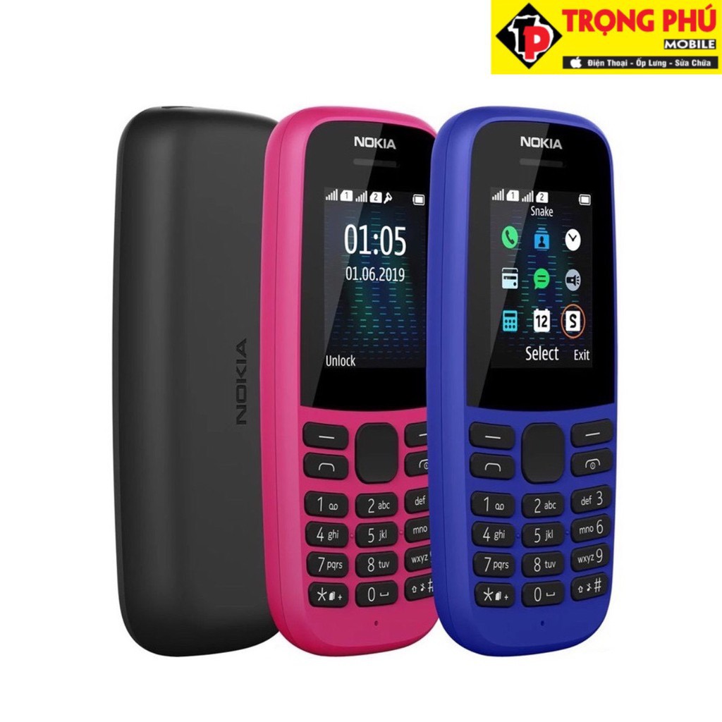 Điện thoại nokia 105 - 2sim - mới full box