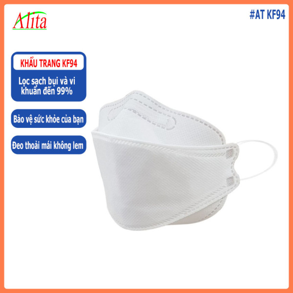 Bảng giá [ALITA] Khẩu trang KF94 Mask 4 lớp chống bụi mịn và kháng khuẩn hàng cao cấp