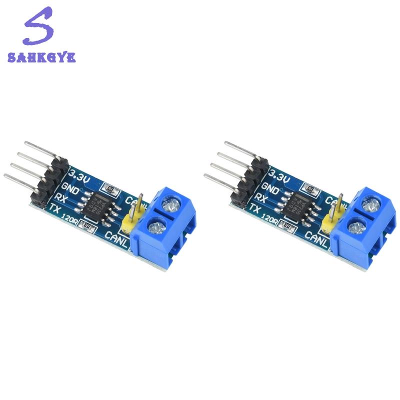 greatbuy666-2X SN65HVD230 VP230 CAN Board CAN Network Transceiver Evaluation Development Module for DC3V-3.6V - ยี่ห้อ Sahkgye ราคา 196 บาท*ส่งฟรี