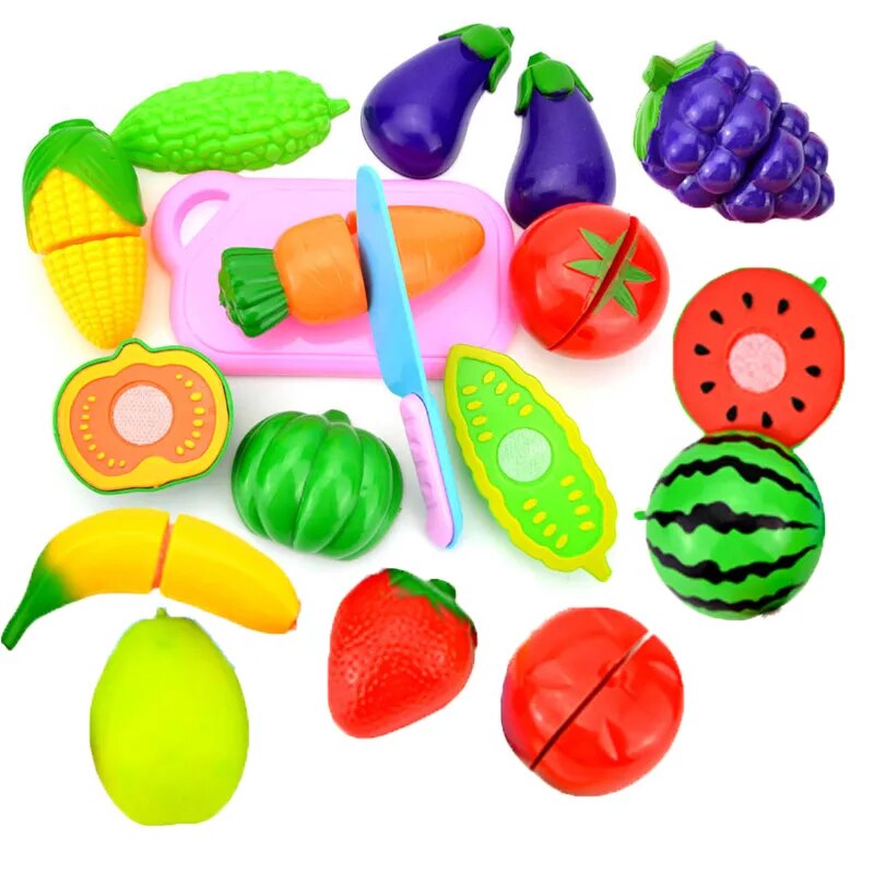 Children s Small Toys Set Fresh Fruit Vegetables Cutting Toy Funny Kitchen