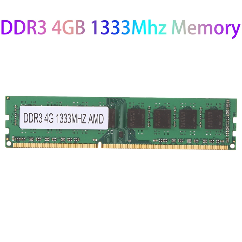 (MVFR) DDR3 4GB 1333Mhz Memory Ram PC3-10600 Memory 240Pin 1.5V Desktop RAM Memory Only for AMD Motherboard