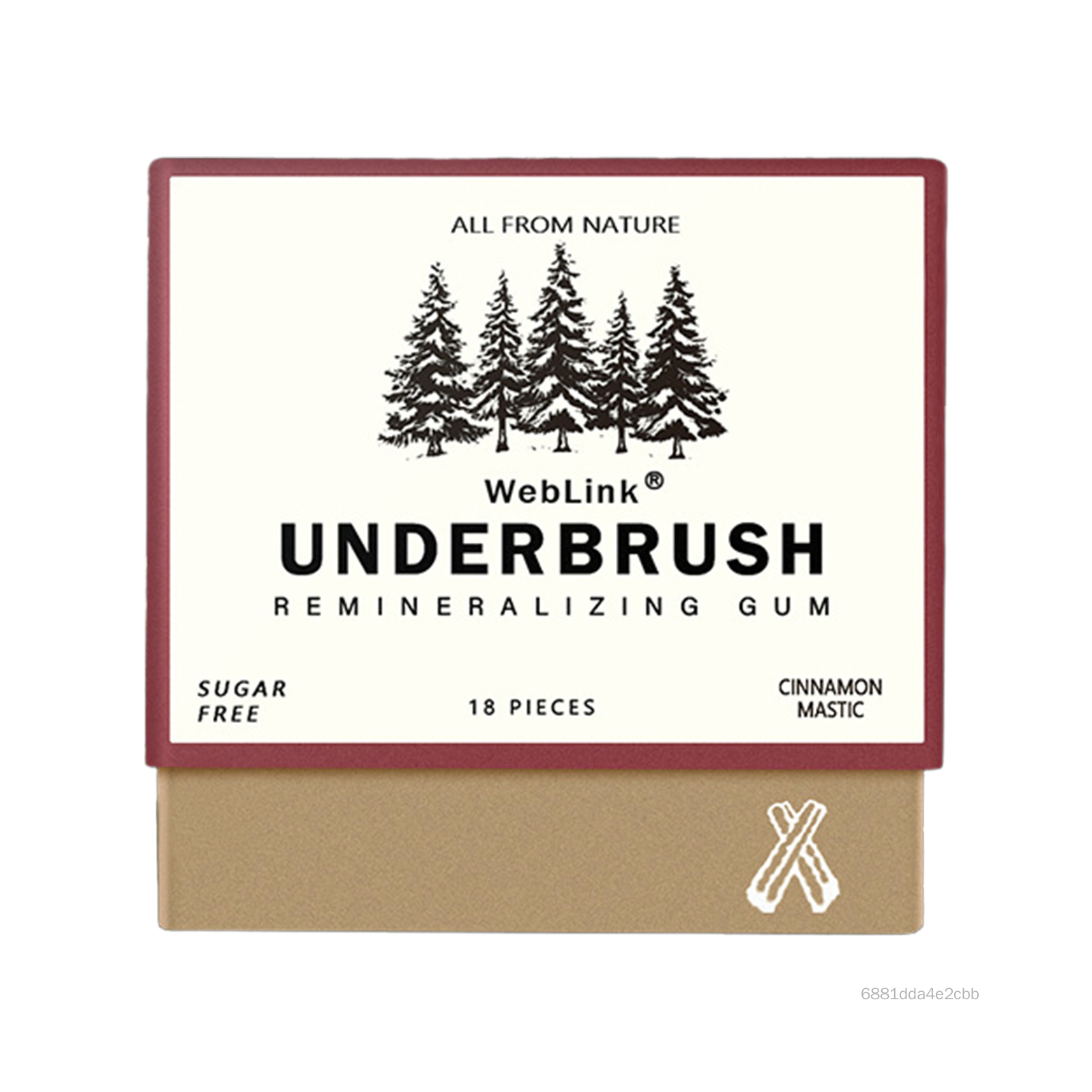 Gum Mastic Mastic Mint Remineralizing Nium Không Đường Phù Hợp Với