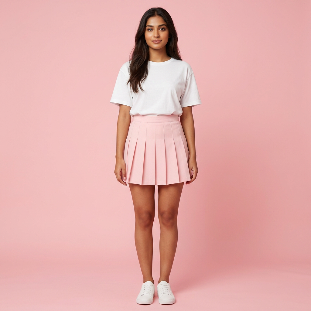 Skirts Store Women's High Waisted Casual Dress, School Uniforms Solid Pleated Short Skirt - Skirt For Women - Night Skirt For Women - Pink Skirt