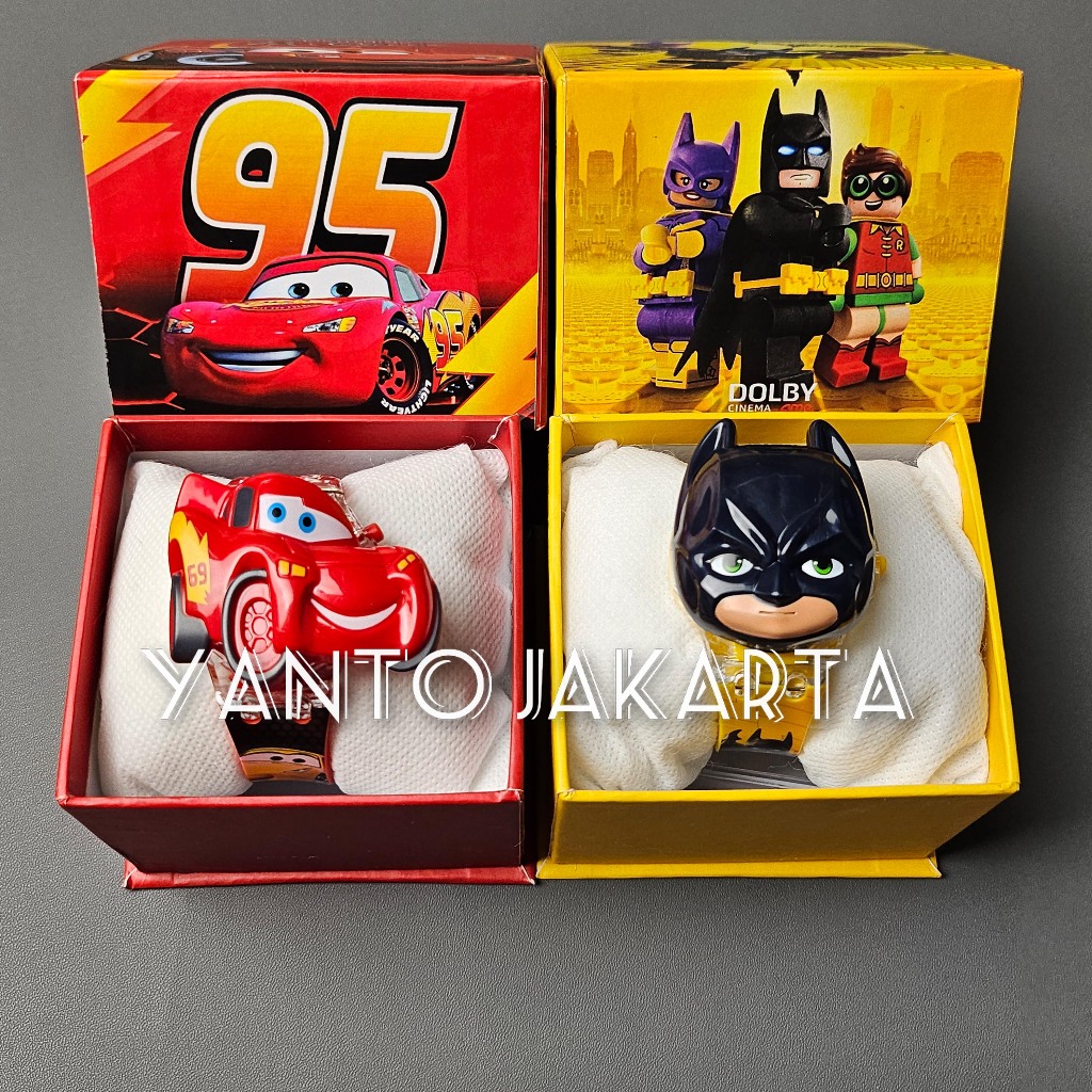 Jam tangan anak laki laki set kado karakter superhero