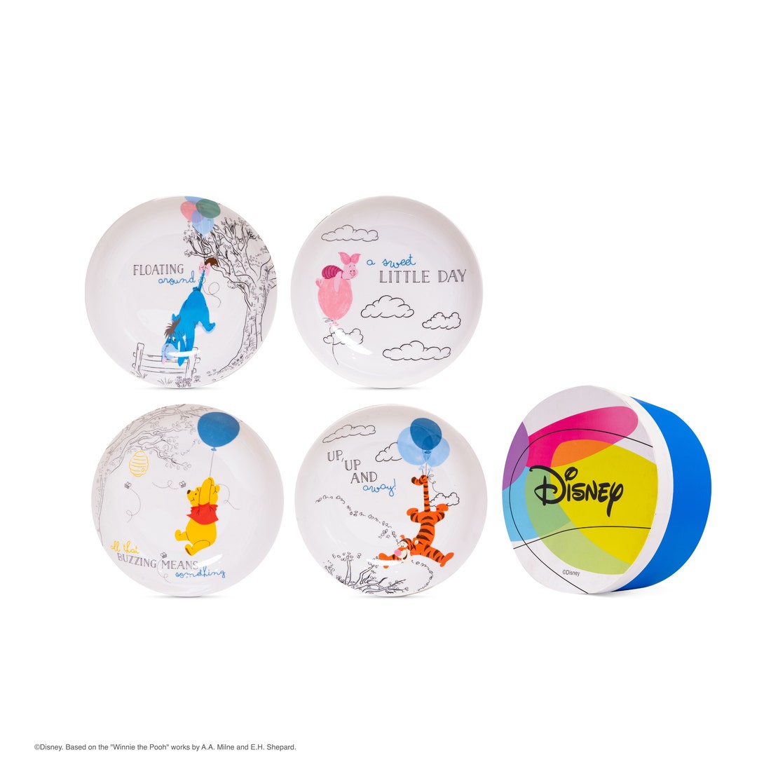SB Design Square DISNEYHOME ชุดจานเซรามิค DISNEY รุ่น PLATE#PL92262DND1BCTA5 POOH (22x22x10 ซม.) ราคา 987 บาท*ส่งฟรี