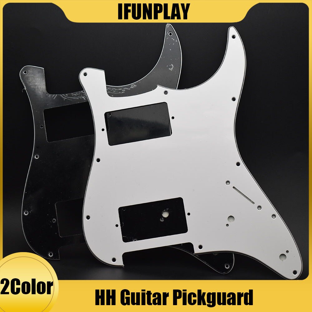11 Holes Electric Guitar Pickguard 3Ply HH Electric Guitar Pickguard Scratch Plate For FD ST Electric Guitar