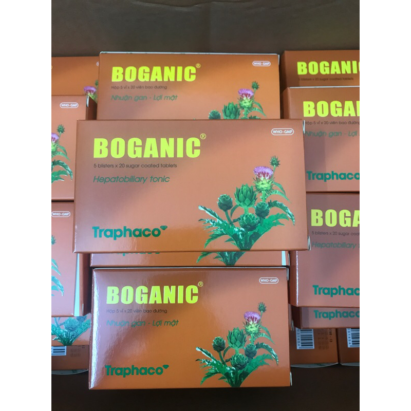 Boganic Traphaco viên nén hộp 100 viên mát gan thanh tiệt cơ thể