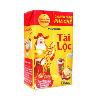 Sữa đặc tài lộc có đường của Vinamilk hộp giấy loại1284g