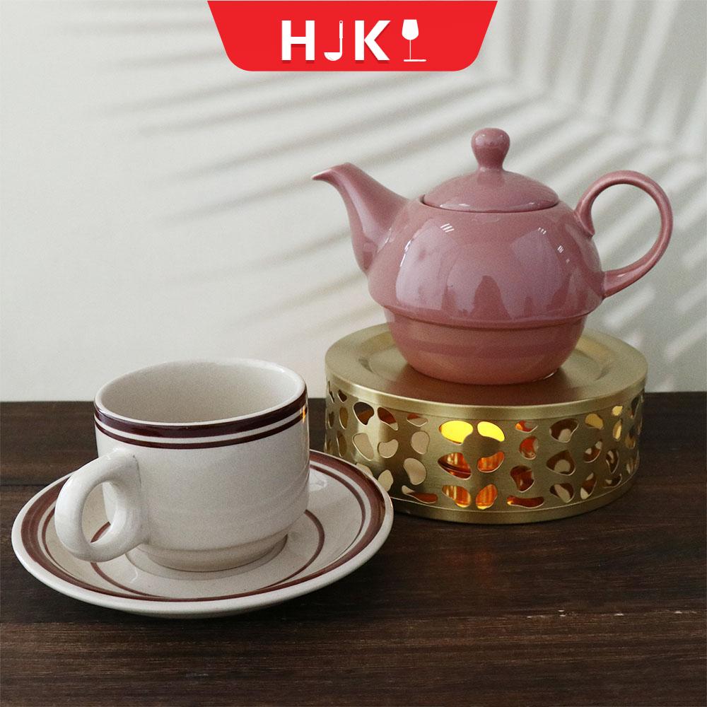 HJKL Thực tế Cắm Trại Vàng Đứng Xách tay Vật có ba chân Ấm trà ấm Hơn Sưởi ấm Cơ Sở Nóng Cà Phê