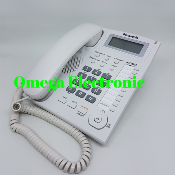 PANASONIC KX-TS880 - TELEPON RUMAH KANTOR SINGLE LINE TELPON Harga  848,000 rupiah*Gratis Ongkir