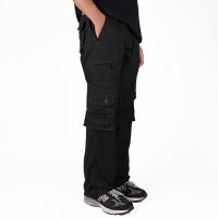 NVSR Long Cargo Stretch Zipper Pants Black | Celana Cargo Stretch Hitam