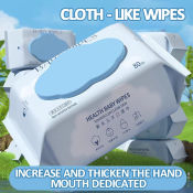 80pcs Organic Baby Wipes - Sensitive Skin Safe