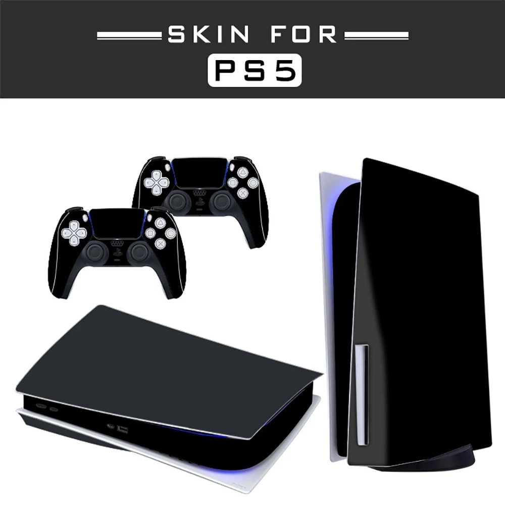 【Direct-sales】 For Ps5 Disc Edition Skin Sticker Decal For 5 Console And 2 Controllers Ps5 Skin Sticker Vinyl