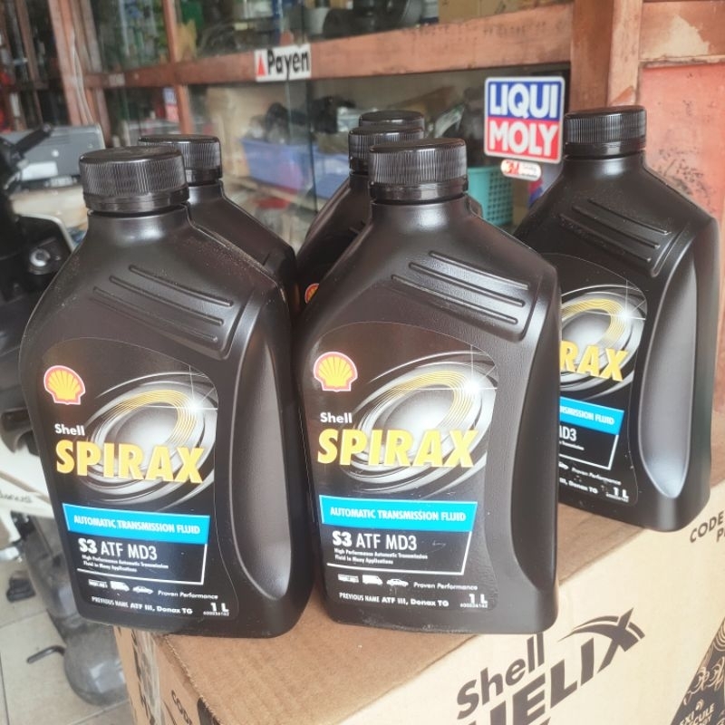 (1L) Dầu trợ lực tay lái, dầu thủy lực ( nhớt 10) Shell Spirax S3 ATF MD3 MADE IN THAILAND