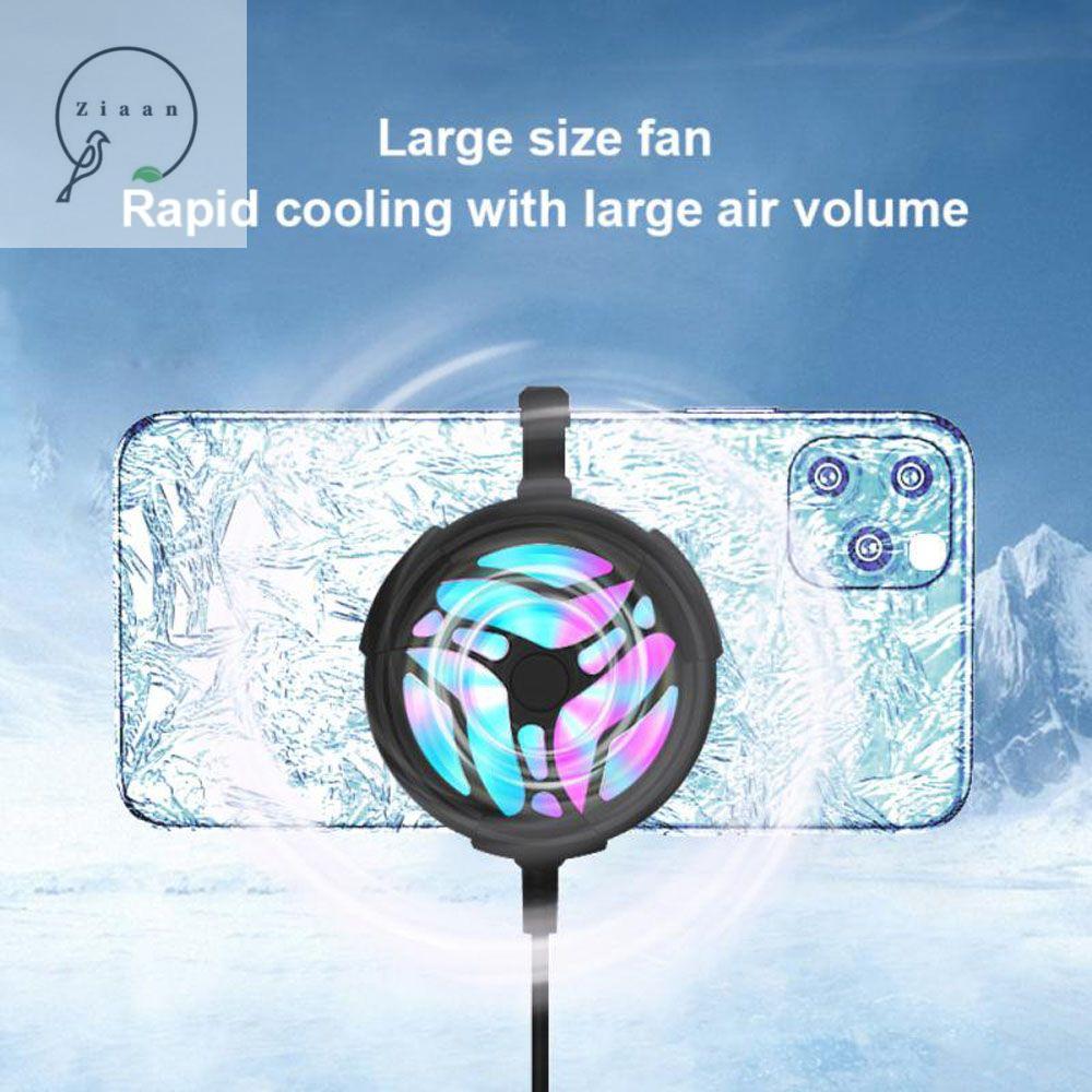 ZIAAN Type-C USB Radiator Universal Cooling Fan Cooler System Gamepad