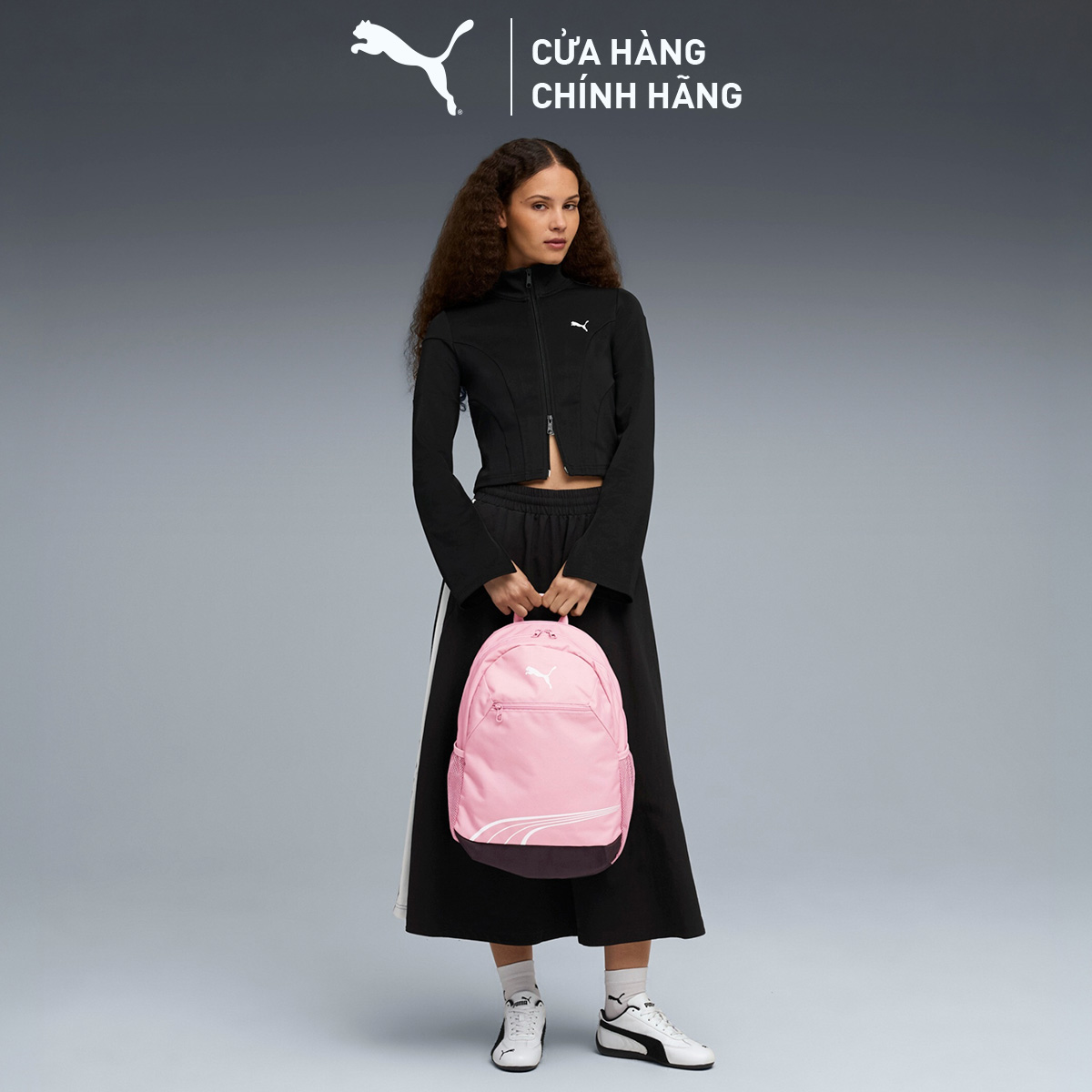 Balo Thời Trang PUMA Unisex FUNDAMENTAL Backpack Poised Pink Màu Hồng