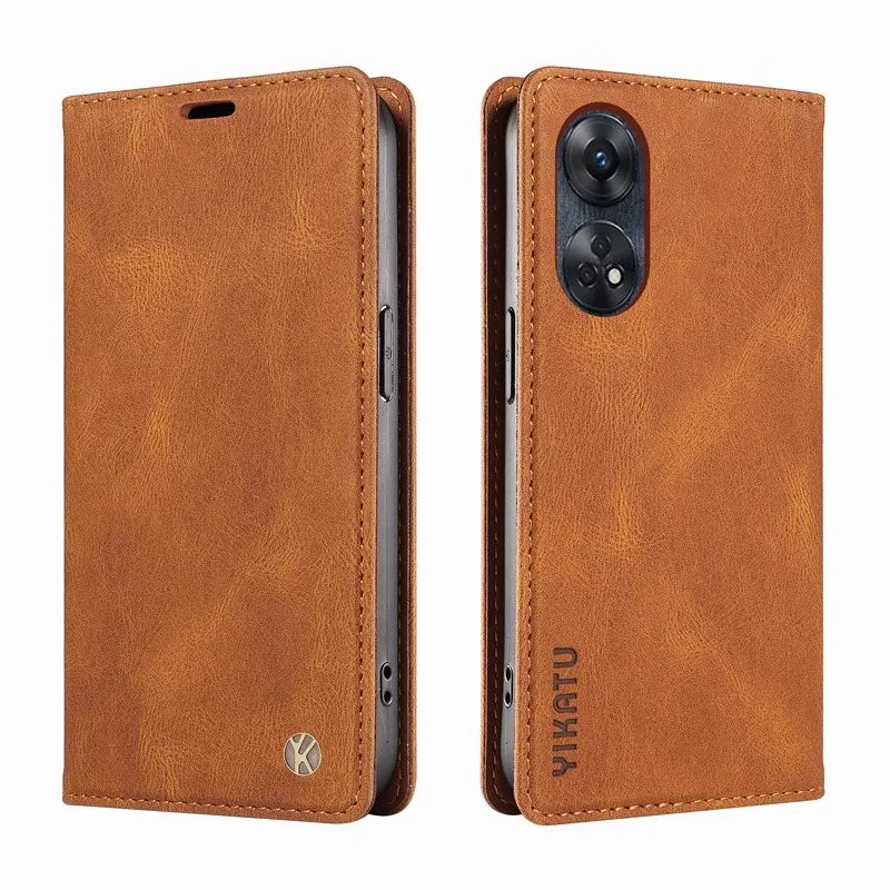 Leather Wallet Case Cover For OPPO, Reno 8T, 6Z, 5Z, 7Z, 8Z, Reno 4, 7, 8 Lite, Find X3, X5 Pro, 5F