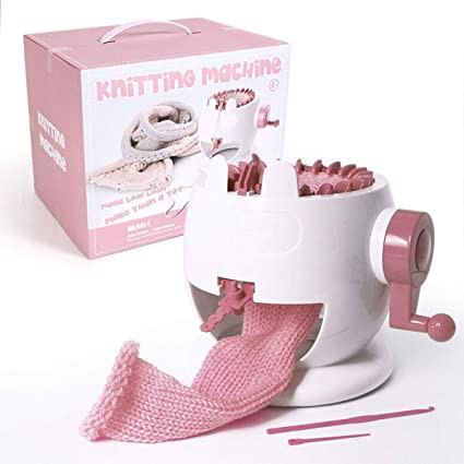 ANEKA - Alat Merajut Rajut Otomatis Model Kelinci / Weaving Machine / Smart Weaver Rabbit Pink Pastel - SENTRO