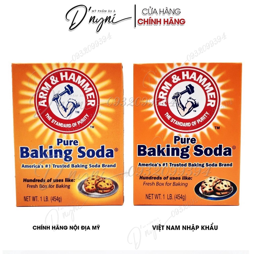 Bột baking soda mỹ 454g đa công dụng