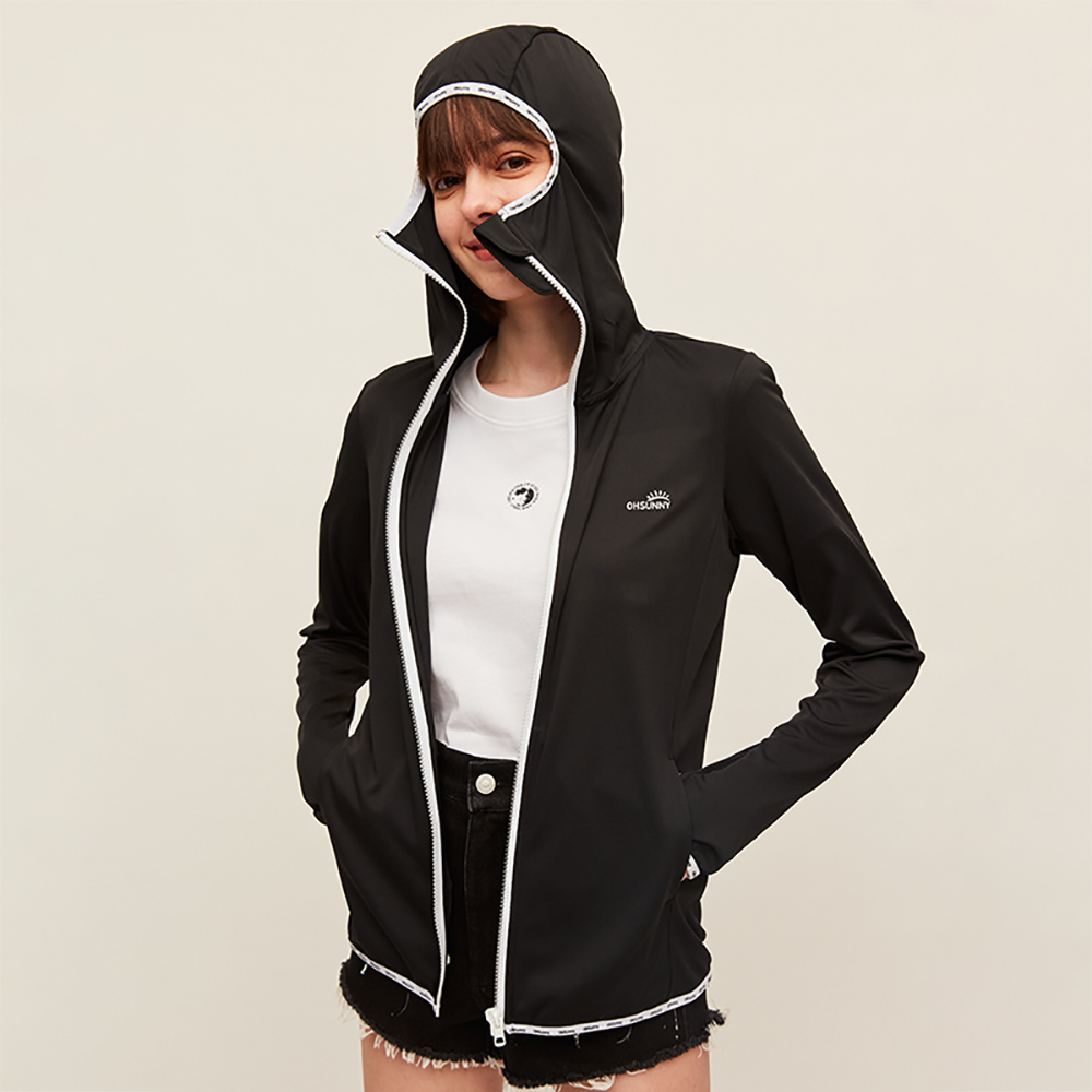 Ohsunny Phụ Nữ bảo vệ khỏi tia UV Áo Khoác Upf50 + nhanh khô Quần Áo Áo Hoodie Áo khoác