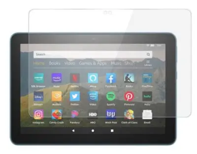 Latest 2020 Amazon Fire HD 8/ HD 8 Plus Tablet Temper Glass (Not for HD 8 2018 Model)