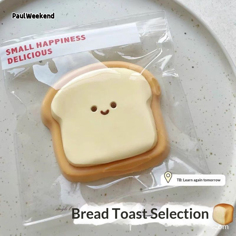 PaulWeekend Cute Squishy Toy with Soft Bouncy Texture for Stress Relief and Fun Play ราคา 42 บาท*ส่งฟรี