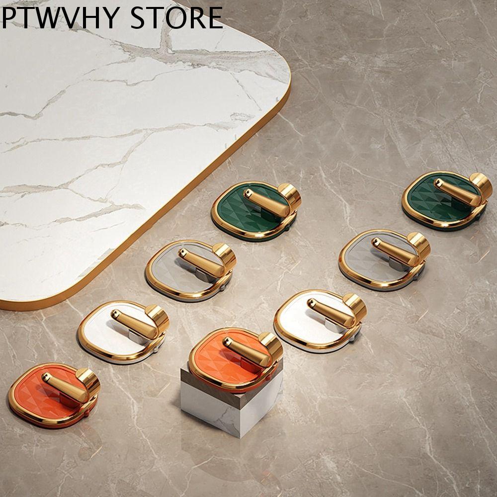 PTWVHY Nhựa Móc nhựa sang trọng nhẹ Đấm miễn phí Không để lại dấu vết Móc treo chìa khóa Đa năng Gắn tường Móc dính Nhà
