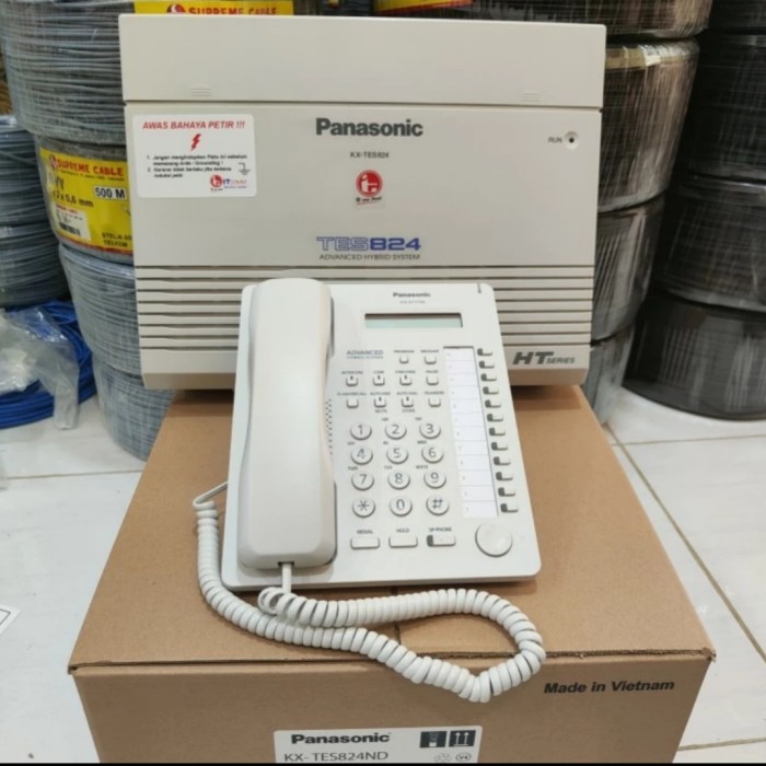 PABX PANASONIC KX-TES824 KAPASITAS 6 LINE 16 EXTENSION GARANSI 12BULAN- Shelishop13 Giá 8,336,000 Đồng*Miễn phí vận chuyển