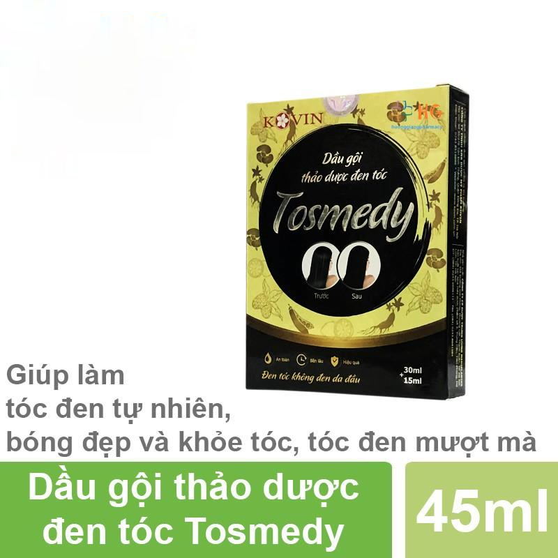 Dầu gội thảo dược đen tóc Tosmedy - An toàn, Hiệu quả (Hộp 2 gói) - VSTENT STORE