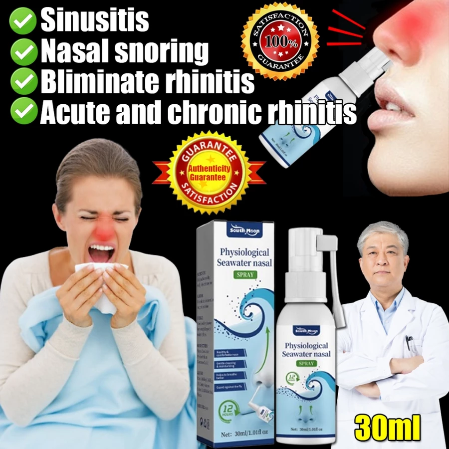 Xịt mũi nước biển sâu hằng ngày 30ml vệ sinh mũi, giảm sổ mũi, ngạt mũi và viêm xoang