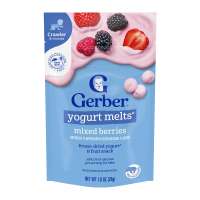 Gerber Mixed Berries Yogurt Melts 28G Baby Snack - From 8 Months