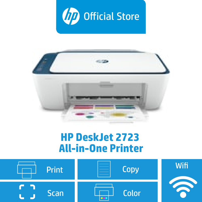 HP DeskJet 2723 All-in-One Wireless Color Inkjet Printer / Print, Copy, Scan / Color Printer / Wireless / Scan to PDF Singapore