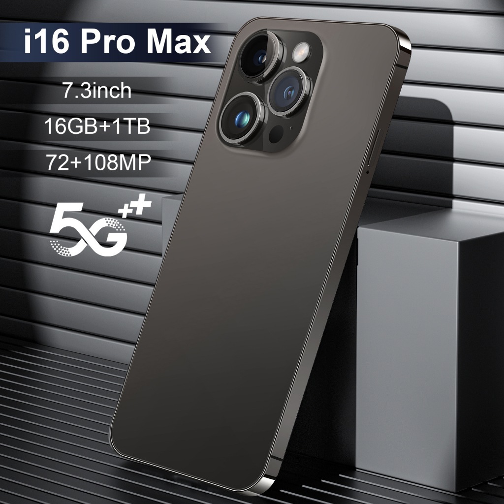 i16 Pro Max 256G điện thoại thông minh 6.8inch Màn hình HD đt Đài FM điện thoại rẻ cho học sinh 3G/4
