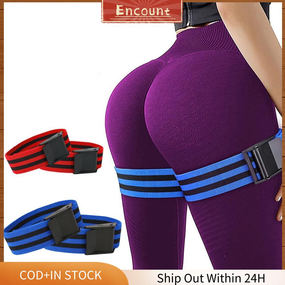 ENCOUNT 2Pcs Cánh tay Cơ bắp Phụ kiện thể thao Tập cơ hông Cơ mông nữ Tập cơ hông Băng tập luyện tắc mạch Thiết bị tập gym Băng hạn chế lưu lượng máu