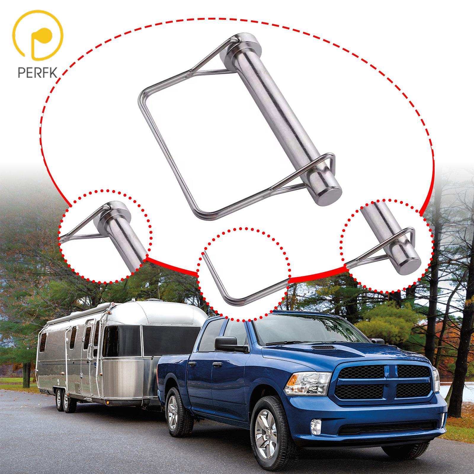 Perfk Trailer Coupler Pin Heavy Duty Square Zinc Coating Versatile Pto Shaft Locking Pin Quick Release for Farming Truck ราคา 55 บาท*ส่งฟรี
