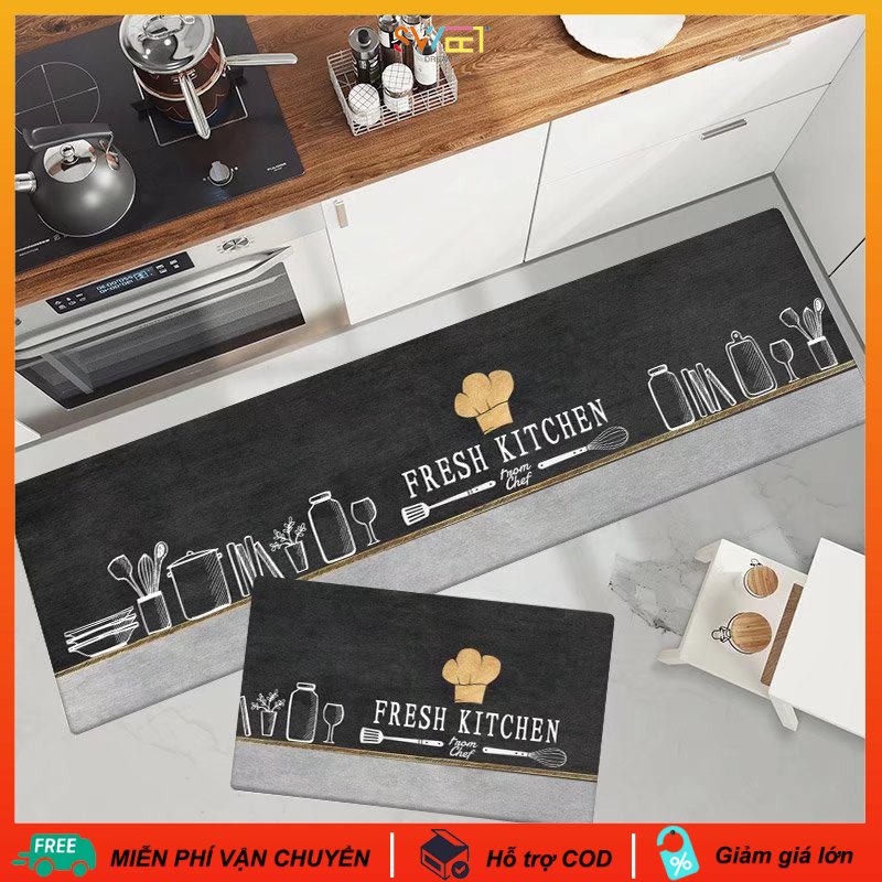 120cm thảm lót sàn nhà bếp thảm lót cửa phòng tắm thảm lót nhà bếp thảm trải sàn dài đơn giản