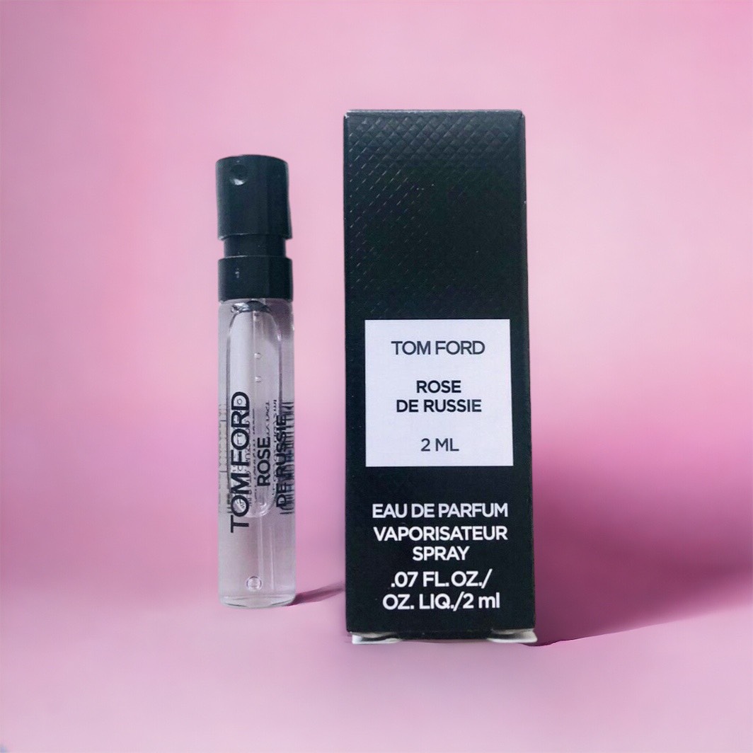 Vial nước hoa Tom Ford Rose De Russie EDP 2ml bí ẩn ngọt ngào.