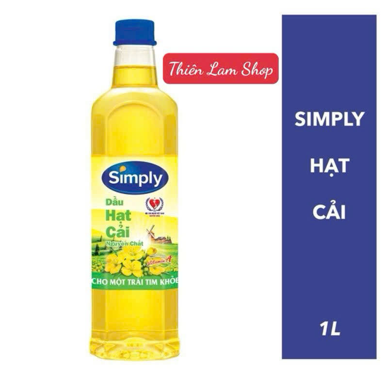 Dầu Hạt Cải Simly 1L